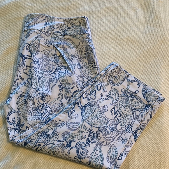DFA New York Pants - Brand new without tags. Adorable blue and white pull on pants